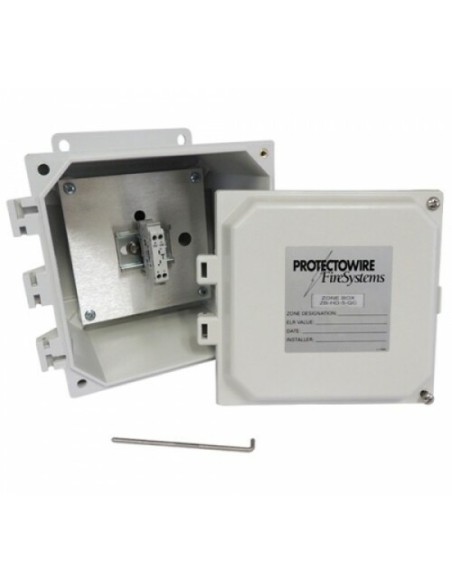 ProtectOwire ZB-HD-5-QC ProtectOwire. Caixa de conexão de linha NEMA-4X não metálica (IP66) com bloco de terminais