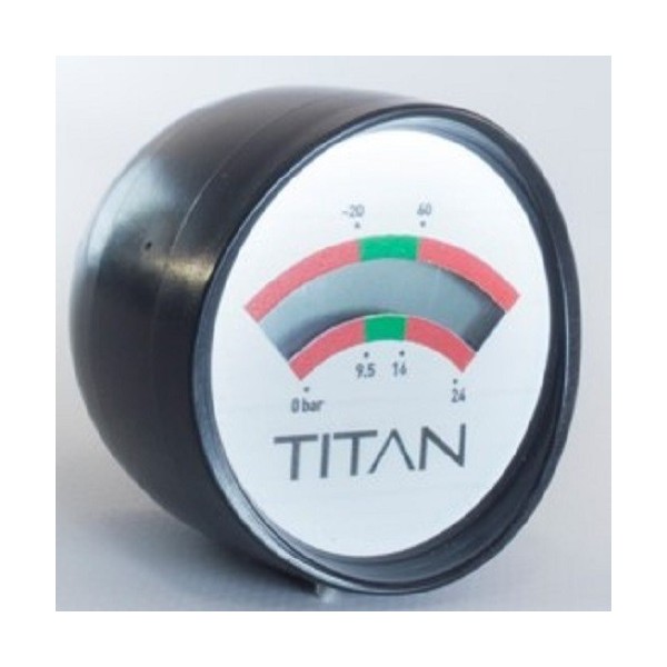 Titan Fire System TFS 2399 Titan. Sinal manômetro inteligente do extintor de poeira.