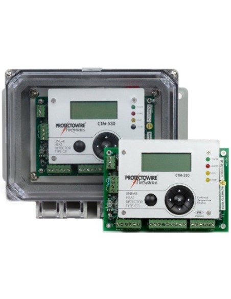 ProtectOwire CTM-530E ProtectOwire. Módulo para CTI de cabo térmico com teclado de tela LCD e caixa
