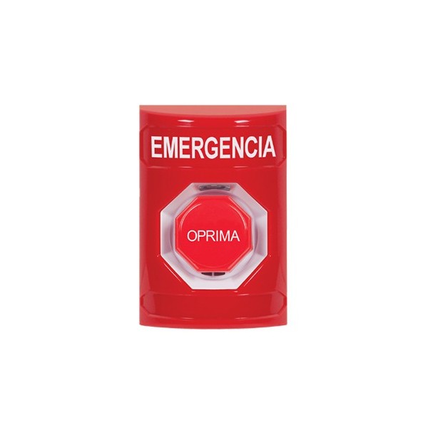 Sti Kit SS2002 Sti. Botão SS2. Cogumelo de emergência iluminado. Cor vermelha