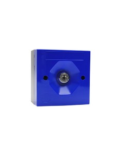 STI SS3 9020 Sti. Pushbutton SS3 com chave. Alojamento azul. Contato exclusivo.