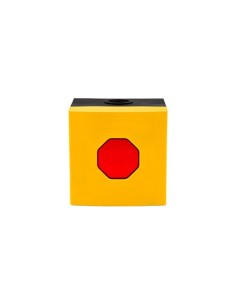 STI SS3 5R14 Sti. Pushbutton SS3. Botão vermelho da caixa amarela. Não intertravar.