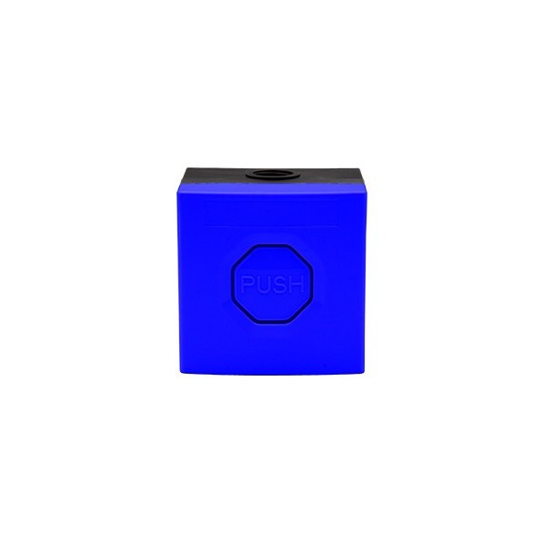 Kaufen Sie STI SS3 9B14 STI. SS3-Drucktaster. Blaues Gehäuse, blauer Knopf. Nicht rastend.