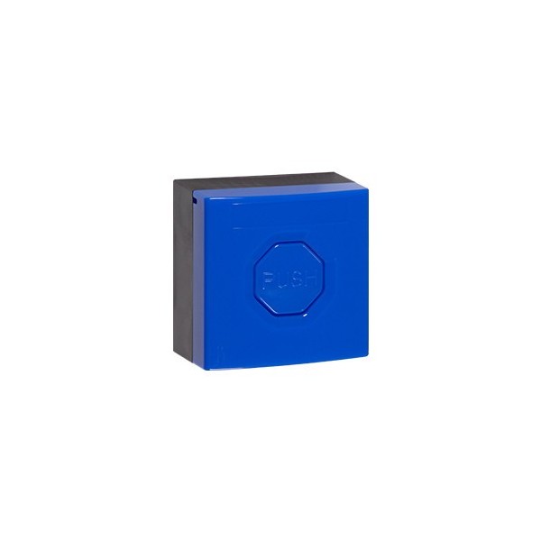 Kaufen STI WSS3 9B04 STI. Drucktaster WSS3. Gehäuse und blauer Knopf. Einrastend.