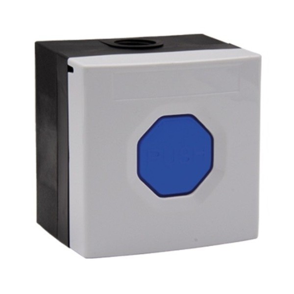 STI WSS3 7B04 Sti. Botão WSS3. Botão azul de caixa branca. Enclavable.