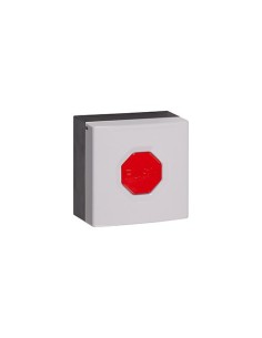 Acheter STI WSS3 7R04 STI. Bouton-poussoir WSS3. Boîtier blanc, bouton rouge. À verrouillage.