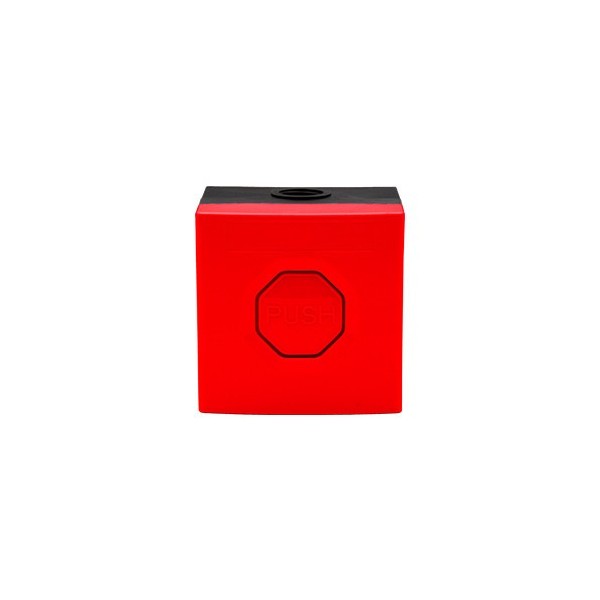 STI WSS3 1R04 Sti. Botão WSS3. Botão vermelho da caixa vermelha. Enclavable.