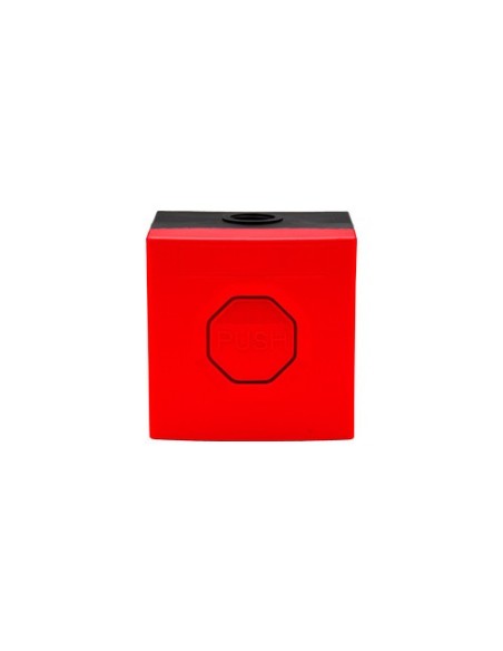 STI WSS3 1R04 Sti. Botão WSS3. Botão vermelho da caixa vermelha. Enclavable.