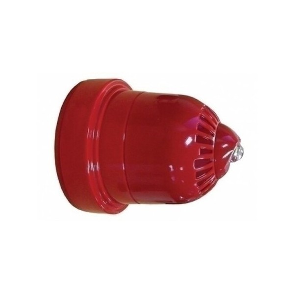 Comprare ZITON ZRW466-3C ZITON. Sirena interna analogica via radio con indicatore di allarme (VAD) da parete. Colore rosso