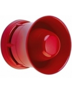 Ziton ZP755HA-2R ZITON. Sirene interior analógica alimentada de gravata para sistemas Ziton. Cor vermelha.