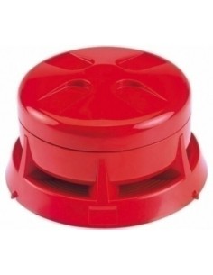 Ziton ZP755R-2R ZITON. Sirene interior analógica alimentada de gravata para sistemas Ziton. Cor vermelha.