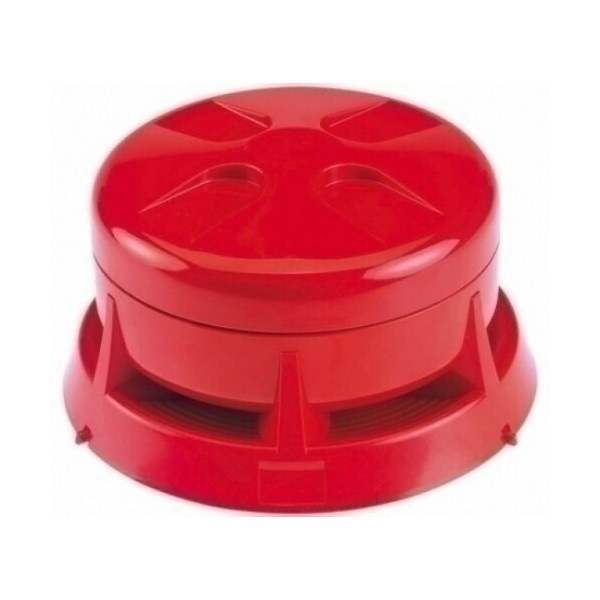 Ziton ZP755R-2R ZITON. Sirene interior analógica alimentada de gravata para sistemas Ziton. Cor vermelha.