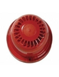 Ziton zr455-3r ziton. Sirene interna analógica via rádio. Cor vermelha