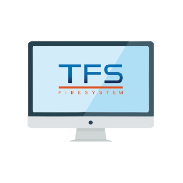Sistema de incêndio Titan TFS 2609s Titan. Titan gráfico software para mantenedor / instalador.