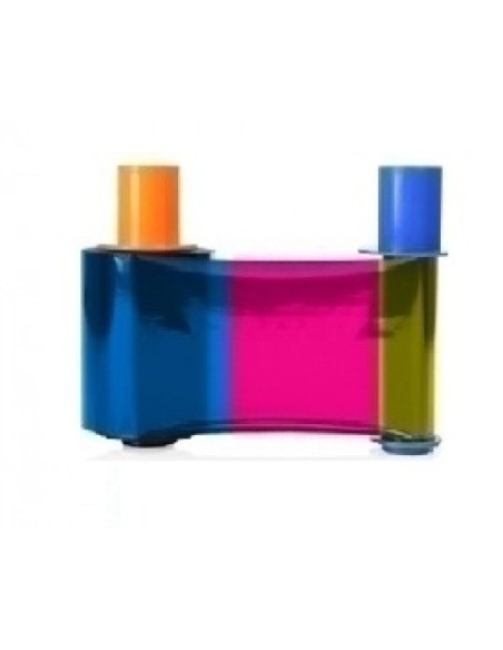 Fargo com-DTC4500E-45200 Fargo. Eco Ymcko Color Ribbon para Impressora DT4500: Fita de cor com resina preta e sobreposição - 500