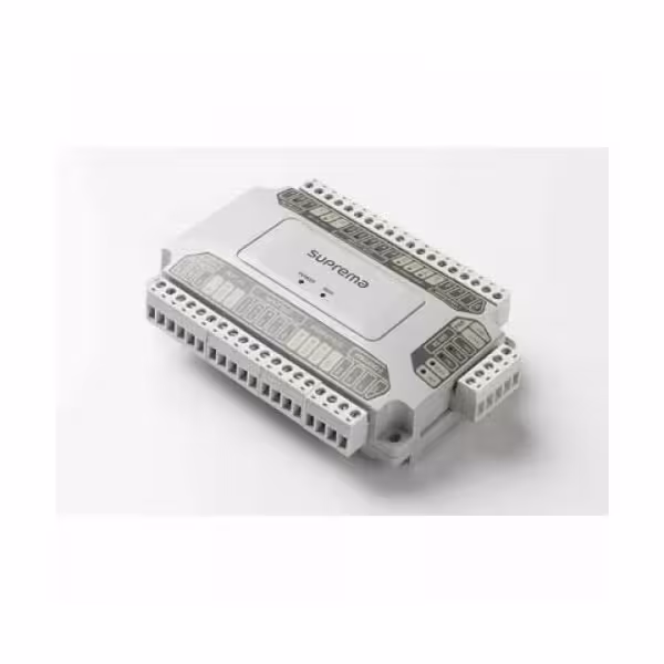 Acheter SUPREMA DM20 SUPREMA. Module 4 portes avec E/S programmables, avec rail DIN, communication via Wiegand et RS485