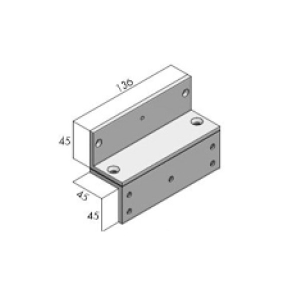 Acquistare OPENERS MBAX180-Z OPENERS. Staffa di fissaggio a Z per MEX100