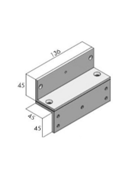Acheter OPENERS MBAX180-Z OPENERS. Équerre de fixation en Z pour MEX100