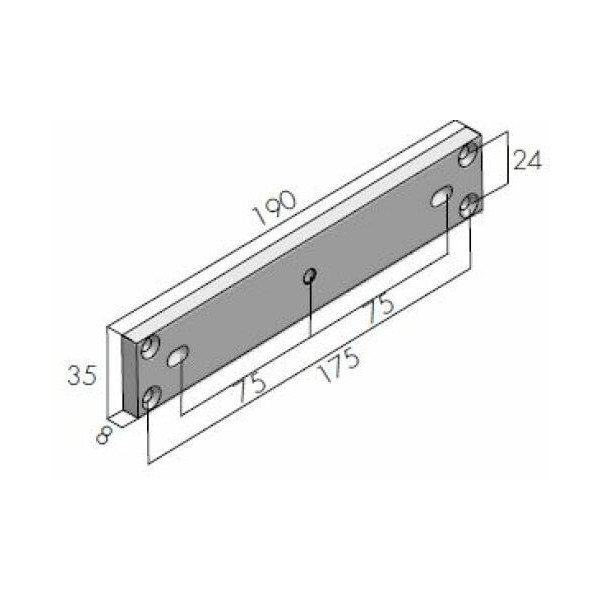 Comprare OPENERS MRF820 OPENERS. Kit di montaggio MEX500/530 su porta tagliafuoco