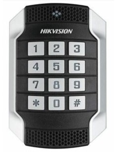 Acheter HIKVISION BASIC DS-K1104MK HIKBASIC. Clavier avec lecteur Mifare, avec clavier antivandale d’extérieur IP65 et IK10.