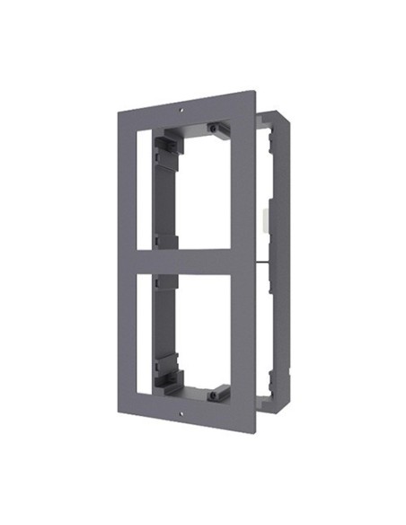 Hikvision Basic DS-KD-ACW2 Hikbasic. Moldura de montagem de superfície de 2 módulos para videoporte modulável Hikvision