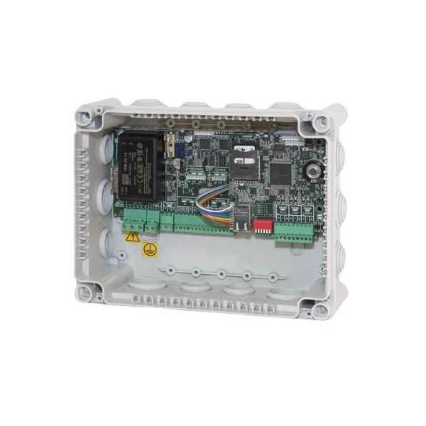 Dessica a2003fc dessico. O controlador de acesso para 2 portas inclui fonte de alimentação e caixa de plástico CM006.