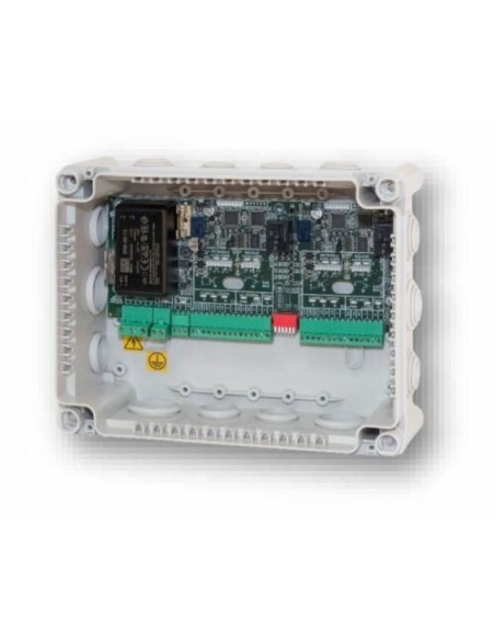 Dessica a2003l2f dessico. Módulo para 2 portas com fonte de alimentação e caixa de plástico. Compatível com controladores do 