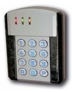 Sumat Sun-S Sumat. Teclado metálico autônomo metálico ao ar livre para 250 usuários 12 VDC IP67. Inclui módulo de seguro ER-2