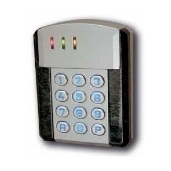 Sumat Sun-S Sumat. Teclado metálico autônomo metálico ao ar livre para 250 usuários 12 VDC IP67. Inclui módulo de seguro ER-2