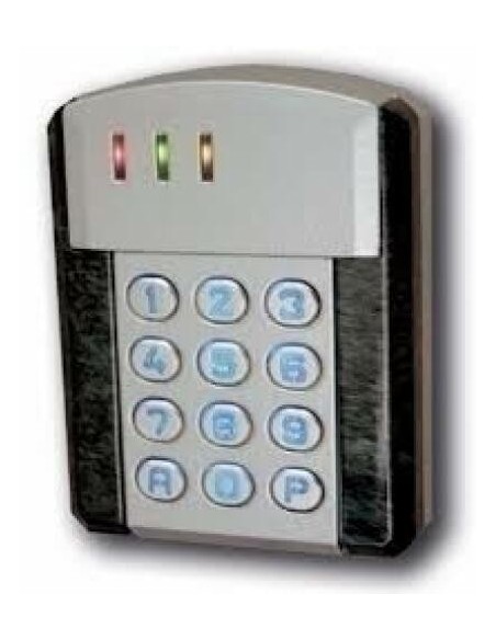 Sumat Sun-S Sumat. Teclado metálico autônomo metálico ao ar livre para 250 usuários 12 VDC IP67. Inclui módulo de seguro ER-2