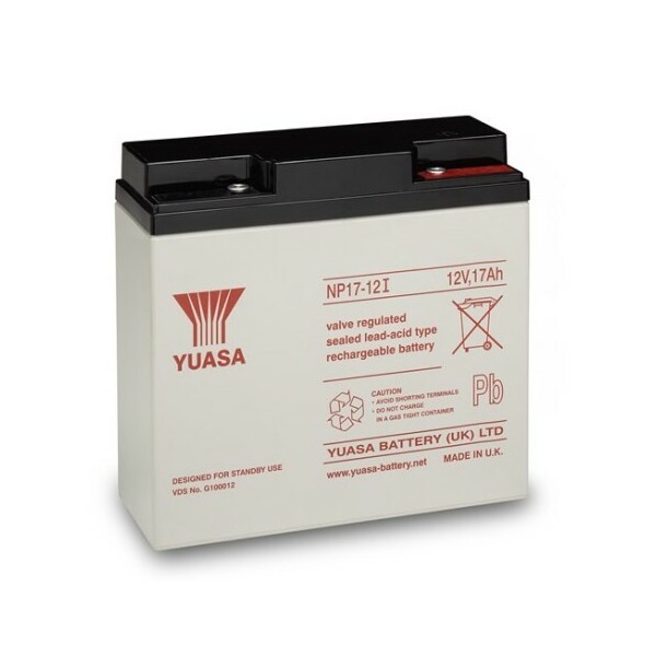 Yuasa Bat 12v17a Yuasa. Bateria de 12 v 17ah.