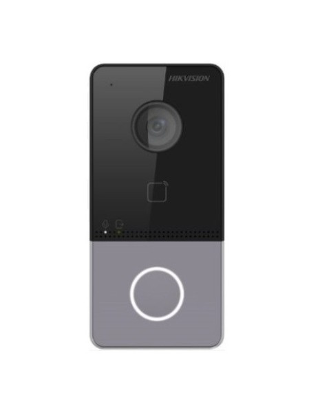 Comprare HIKVISION BASIC DS-KV6113-WPE1 HIKBASIC. Videocitofono IP da esterno con 1 pulsante di chiamata, lettore di prossimità 