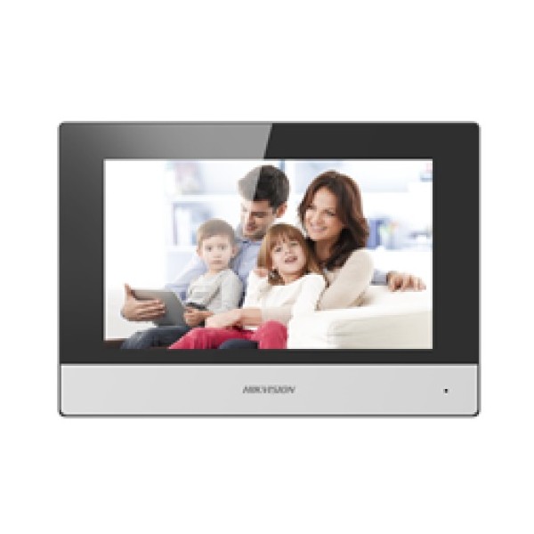 Acquistare HIKVISION BASIC DS-KH6320-WTE2 HIKBASIC. Console interna a 2 fili con schermo touch da 7" per videocitofoni a 2 fili