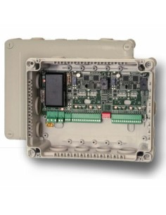 Acheter DESICO A2003L2FWB DESICO. Module pour 2 portes par radio avec alimentation/chargeur de batterie jusqu’à 7 Ah et caisson.