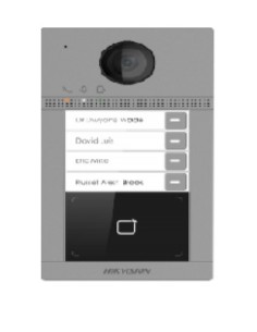 Acheter HIKVISION BASIC DS-KV8413-WME1 HIKBASIC. Visiophone IP d’extérieur en saillie avec 4 boutons d’appel, lecteur de pr
