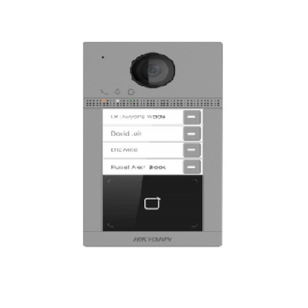 Acheter HIKVISION BASIC DS-KV8413-WME1 HIKBASIC. Visiophone IP d’extérieur en saillie avec 4 boutons d’appel, lecteur de pr