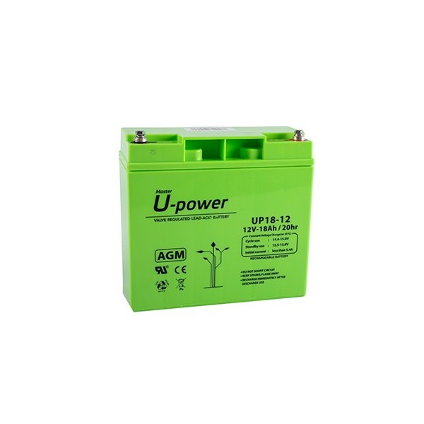 OEM Max 12v17a Casmar. Bateria sem manutenção de 12 V 18 Oh.