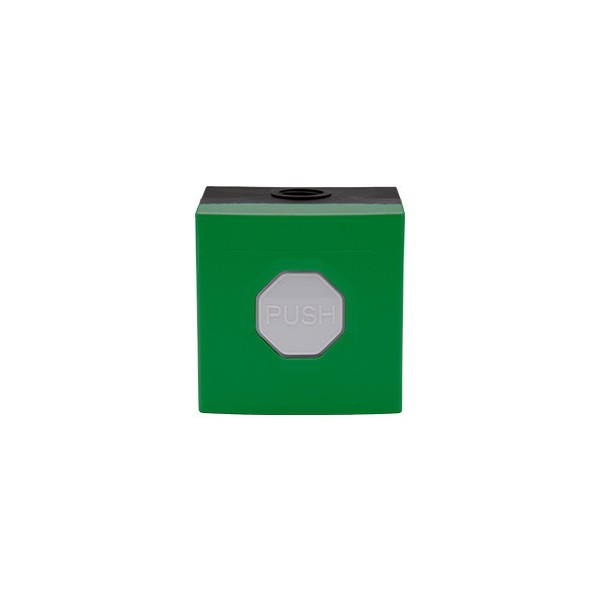 STI SS3 3W14 Sti. Pushbutton SS3. Botão branco de habitação verde. Não intertravar.