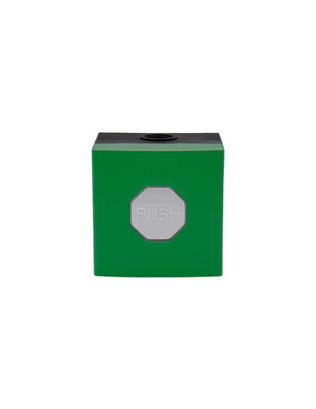 STI SS3 3W14 Sti. Pushbutton SS3. Botão branco de habitação verde. Não intertravar.