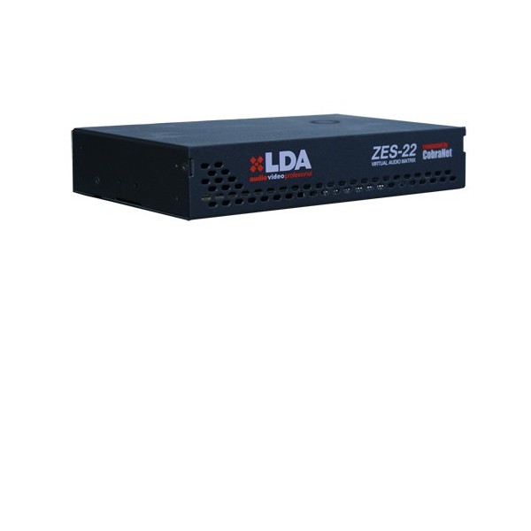 Lda zes-22 lda. Conversor de áudio analógico / digital em ethernet de 4 canais