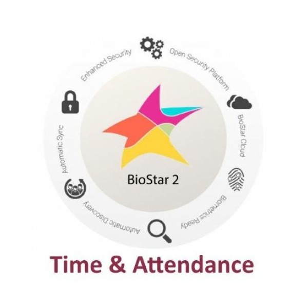 Supremo BioStar 2TA Supreme Starter. Licença de controle de presença até 100 usuários para BioStar 2.