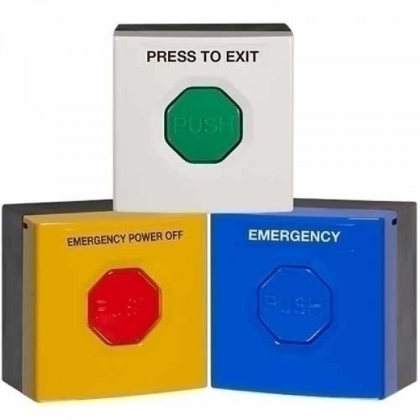 STI SS3 EW04 Sti. Pushbutton SS3. Botão branco de alojamento laranja. Enclavable.