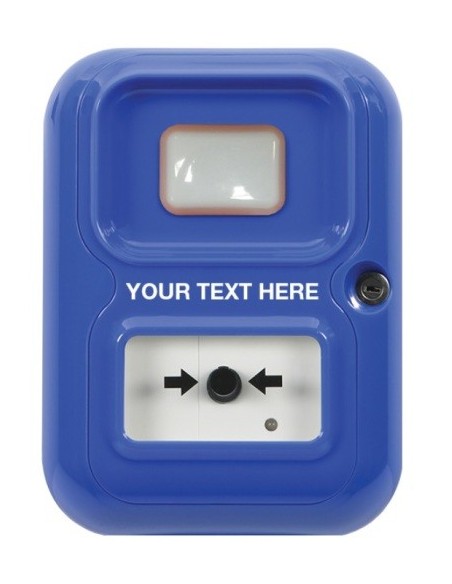 Acheter STI STI-AP-3-B-X STI. Bouton-poussoir Alert Point avec flash. Couleur bleue.