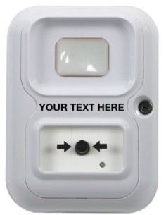 Sti sti-ap-3-w-x sti. Botão de alerta do ponto com o flash. Cor branca.