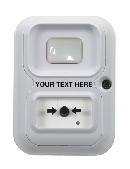 Sti sti-ap-3-w-x sti. Botão de alerta do ponto com o flash. Cor branca.