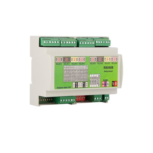 Xpr rb0408 xpr. Placa de retransmissão para controlador (PCB) - Entrada / saída do módulo - Aplicativo de elevador - 8 relés - c