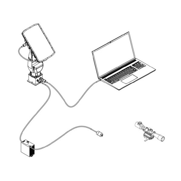 Pasterizador Global de Sp-3D. Kit de montagem para radar rotativo de observação