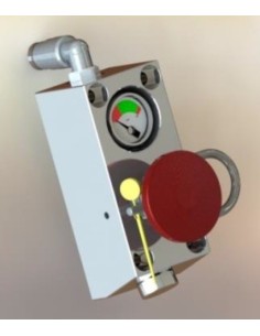 Firfire Airfire Arfacpuld. Botão de ativação manual para usinagem de parede com porta extra.