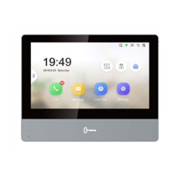 Acheter HIKVISION BASIC DS-KH8350-WTE1/EU HIKBASIC. Console intérieure IP avec écran tactile de 7" pour interphones vidéo IP. Wi