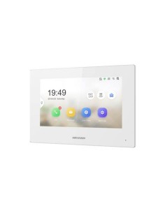 Acquistare HIKVISION BASIC DS-KH6320-WTE1-W HIKBASIC. Console interna IP con schermo tattile da 7" per videocitofoni IP. Wi‑Fi.